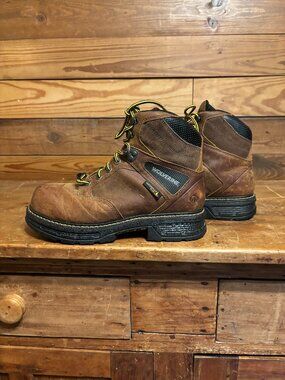 Wolverine Leather Hellcat Safety Toe Waterproof Work Boots